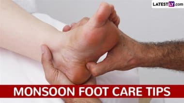 Monsoon Foot Care Tips: How To Care For Your Feet During the Rainy Season? Effective Health Hygiene Habits To Prevent Foot Odour and Fungal Infections