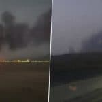 Natanz Nuclear Facility Heavily Damaged by Israeli Airstrikes on Iran, Videos Show Fire and Smoke at Key Uranium Enrichment Site