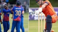 Nepal Beat Netherlands by Six Wickets in T20I Tri-Series 2025; Kushal Bhurtel and Aarif Sheikh Shine as NEP Secure Comfortable Victory