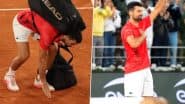 Novak Djokovic Touches Clay Court, Applauds Fans As He Hints at Roland Garros Farewell After Loss to Jannik Sinner in French Open 2025 Semi-Final (Watch Video)
