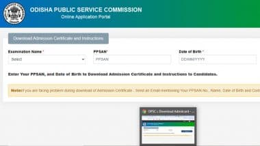 Admit Card for Witten Exam of OPSC AIO Recruitment 2025 Released at opsc.gov.in