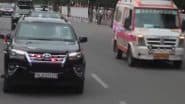 Odisha: PM Narendra Modi's Convoy Gives Way to an Ambulance During His Roadshow in Bhubaneswar, Heartwarming Video Goes Viral