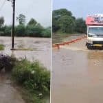 Madhya Pradesh: People Cross Overflowing River Without Safety Measures in Harda As Water Level Rises Due to Continuous Rainfall, Video Surfaces