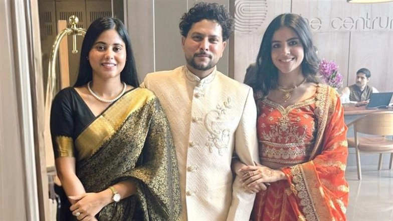 Priya Saroj, Machhlishahr MP and Bride-to-Be of Rinku Singh, Congratulates Kuldeep Yadav and His Fiancée Vanshika On Their Engagement (See Post)
