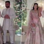 Priya Saroj-Rinku Singh Engagement: Samajwadi Party Leader Gets Engaged to Cricketer in Lucknow, Couple Seen Flaunting Rings (Watch Videos)