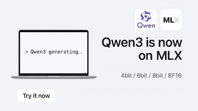Alibaba’s Qwen Launches Qwen3 AI Models in MLX Format With Multiple Quantisation Levels, Available on Hugging Face and ModelScope