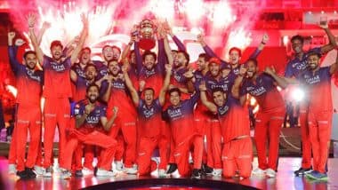 Watch Historic Moment As RCB Lift First Indian Premier League Title With Victory Over Punjab Kings in IPL 2025 Final