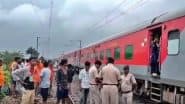 Bihar Rail Accident: 1 Killed, 4 Injured As Speeding Avadh-Assam Express Collides With Railway Trolley Between Kadhagola and Semapur Stations in Patna (Watch Video)