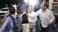 Meghalaya Honeymoon Murder Case: Man Slaps Raja Raghuvanshi Murder Accused at Indore Airport, Says 'Accused Should Be Hanged Till Death' (Watch Videos)