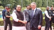 Rajnath Singh To Hold Bilateral Talks With Australian Deputy PM Richard Marles; Defence Cooperation and Regional Security Issues on Agenda (See Pics)