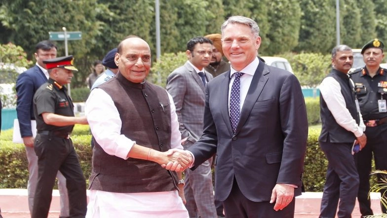 Delhi: Rajnath Singh To Hold Bilateral Talks With Australian Deputy PM Richard Marles