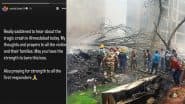 Ahmedabad Plane Crash: Afghanistan Cricketer Rashid Khan Reacts to Horrific Air India Plane Crash in Gujarat's Meghaninagar (See Post)