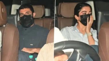 Rumoured Couple Rashmika Mandanna and Vijay Deverakonda Seen Together in Same Car at Mumbai Airport, Video Goes Viral (Watch)
