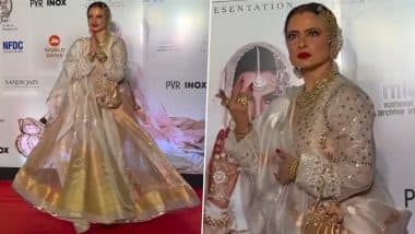 ‘Umrao Jaan’ Re-Release Premiere: Rekha Recreates Iconic Look; Aamir Khan, Tabu, Anil Kapoor, Hema Malini Attend Star-Studded Event (Watch Videos)