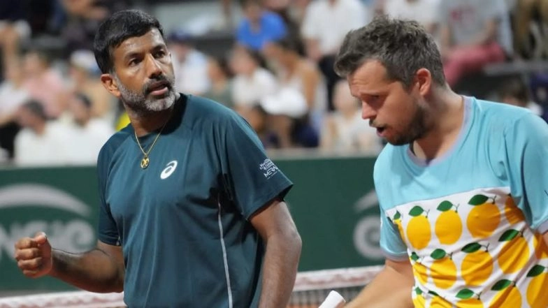 French Open 2025: Rohan Bopanna-Adam Pavlasek Pair Knocked Out of Roland Garros