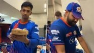 'Mere Paas Bat Nahi Hai Ab, 6 Bats Le Liya Yaar' Rohit Sharma Admits Running Out of Willow After Teammates Queue Up to Take His Signed Cricketing Gears Following PBKS vs MI IPL 2025 Qualifier 2 (Watch Video)