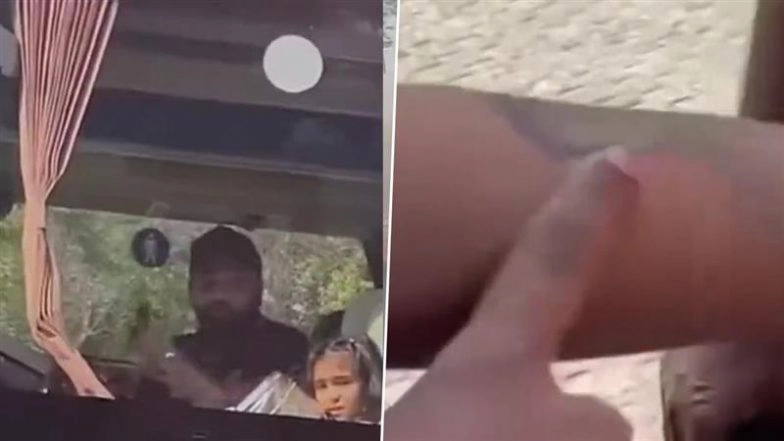 India ODI Captain Rohit Sharma Shows Daughter Samaira a Fan With Hitman's Tattoo on His Arm (Watch Video)