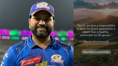 World Environment Day 2025: Rohit Sharma Shares David Attenborough's Quote on Instagram Story To Raise Awareness on Protection of Environment (See Pic)