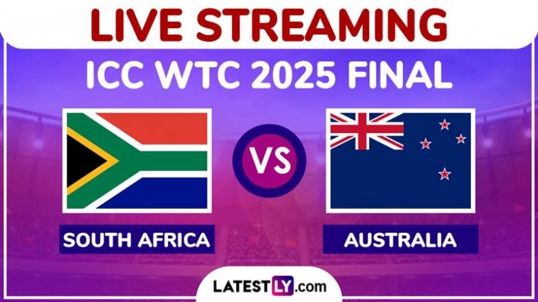 South Africa vs Australia, ICC WTC 2025 Final Day 4  Free Live Streaming Online: How To Watch SA vs AUS World Test Championship Cricket Match Telecast on TV?