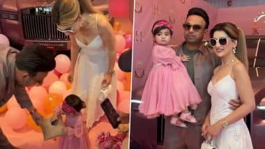 'Satish Sanpal Just Won Father's Day': Indian Businessman Gifts Custom Pink Rolls-Royce to One-Year-Old Daughter in Dubai, Netizens React to Viral Video