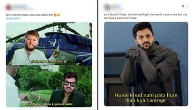 Shardul Thakur Funny Memes Go Viral As Indian Pacer Changes Momentum of Game By Scalping Two Wickets in Two Balls During IND vs ENG 1st Test 2025