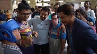 Shah Rukh Khan Surprises ‘Sitaare Zameen Par’ Debutant Cast on Set
