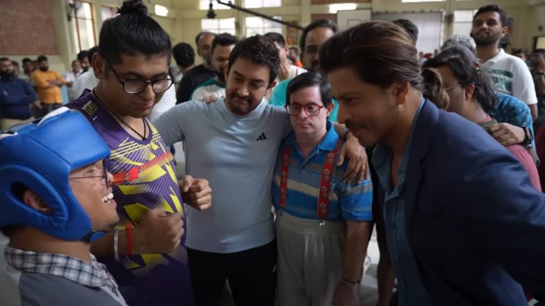 Shah Rukh Khan Surprises ‘Sitaare Zameen Par’ Debutant Cast on Set