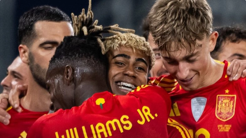 Spain 5-4 France, UEFA Nations League 2024-25 Semi-Final: Lamine Yamal's Brace Propels La Roja to Final Against Portugal With Victory in Nine-Goal Thriller
