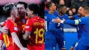 Spain vs France UEFA Nations League 2024-25 Semi-Final Live Streaming and Match Time in IST: How to Watch Free Live Telecast of ESP vs FRA on TV and Online Stream Details of Football Match in India?