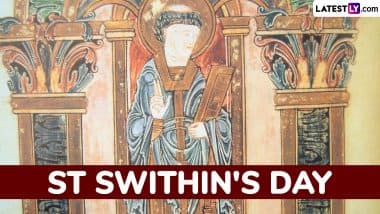 St Swithin’s Day 2025 Date and Significance: Why Today’s Weather Is Important? Here’s What You Should Know About the Day That Honours the Anglo-Saxon Bishop of Winchester