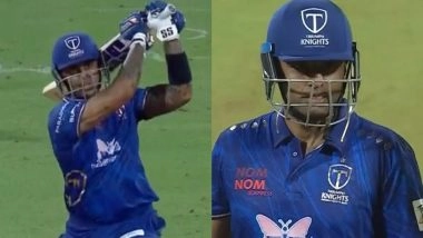 T20 Mumbai League 2025: Suryakumar Yadav's Half-Century in Vain As Triumph Knights Mumbai North East Suffers Defeat to Eagle Thane Strikers