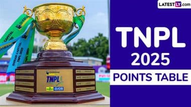 TNPL 2025 Points Table Updated With Net Run Rate: Check Latest Team Standings and Leaderboard of Tamil Nadu Premier League Season 9