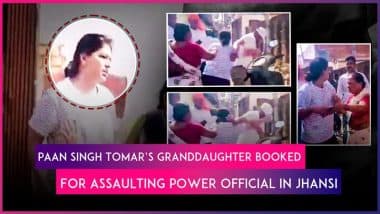 Paan Singh Tomar’s Granddaughter Sapna Tomar Assaults Engineer From Power Department in Jhansi, Booked As Video Goes Viral