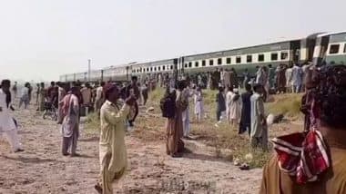Pakistan Bomb Blast: 6 Carriages of Jaffar Express Train Derails After Being Hit by Bomb Planted Near Railway Track in Jacobabad District