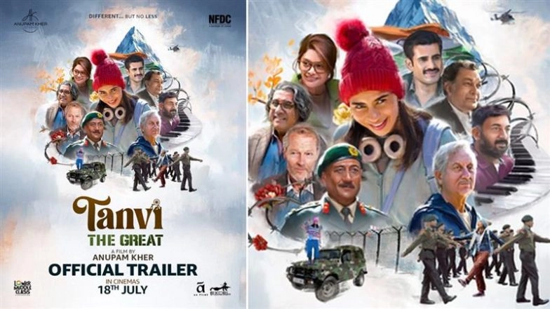 ‘Tanvi the Great’ Trailer: Anupam Kher’s Film Starring Debutante Shubhangi Shows Heartwarming Tale of Autistic Girl’s Dream To Join Indian Army (Watch Video)