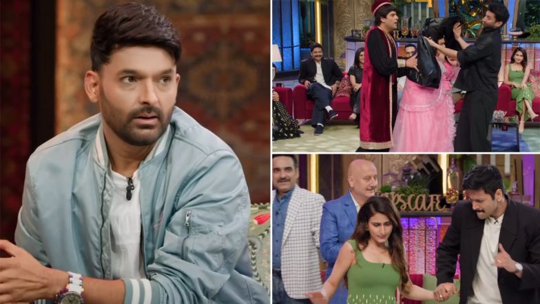 Comedian Kapil Sharma Leaves Sara Ali Khan Laughing Over Wedding Question on &lsquo;The Great Indian Kapil Show&rsquo; with &lsquo;Metro&hellip; In Dino&rsquo; Cast (Watch Video)