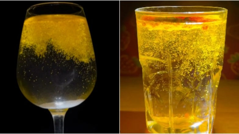 Turmeric in Water Viral Videos: Turmeric Glow Trend Breaks the Internet, Know the Science Behind the Magical Splash and How You Can Do It at Home (Watch Instagram Reels)