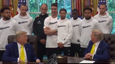 'Could a Woman Make Your Team Fellas?' US President Donald Trump's Question Leaves Juventus Men's Squad Puzzled During White House Interaction on Sidelines of FIFA Club World Cup 2025 (Watch Video)