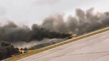 Ukraine Destroyed More Than 40 Russian Military Aircraft in Drone Attack Deep Inside Russia, Says Ukrainian Security Official (Watch Videos)