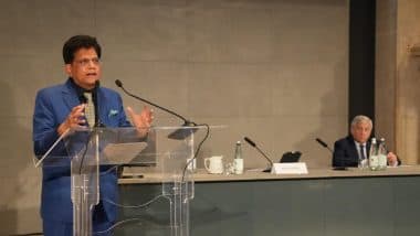 India and Italy Agree To Boost Cooperation in Key Areas Such As Industry 4.0, Smart Manufacturing, Technology, Automobiles and More: Union Minister Piyush Goyal