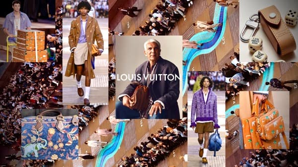 Louis Vuitton Men’s Spring-Summer 2026 – Indian Sartorialism, Positioned Within the Magnified Game Board by Architect Bijoy Jain, Explores Tactile Dandyism