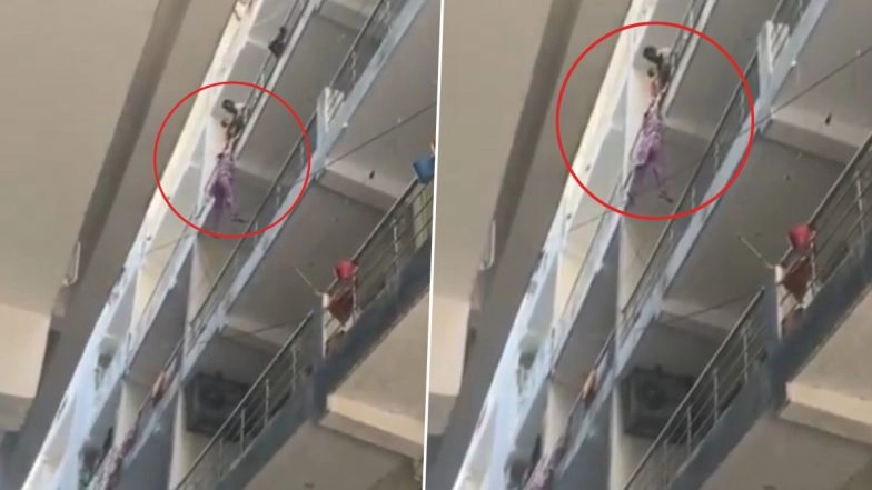 Uttarakhand: Husband Hangs Wife From Railing During Heated Argument, Netizens Demand Legal Action As Disturbing Video Surfaces