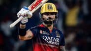 Virat Kohli Wallpapers and HD Images in RCB Jersey for Free Download: HD Photos of Star Cricketer for WhatsApp Status, Facebook Profile Pic and Instagram To Share Online As Royal Challengers Bengaluru Win IPL 2025