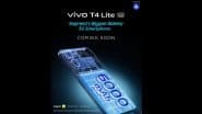 Vivo T4 Lite 5G Teased With 6,000mAh Battery, Likely To Launch Soon in India; Check Expected Price, Specifications and Features