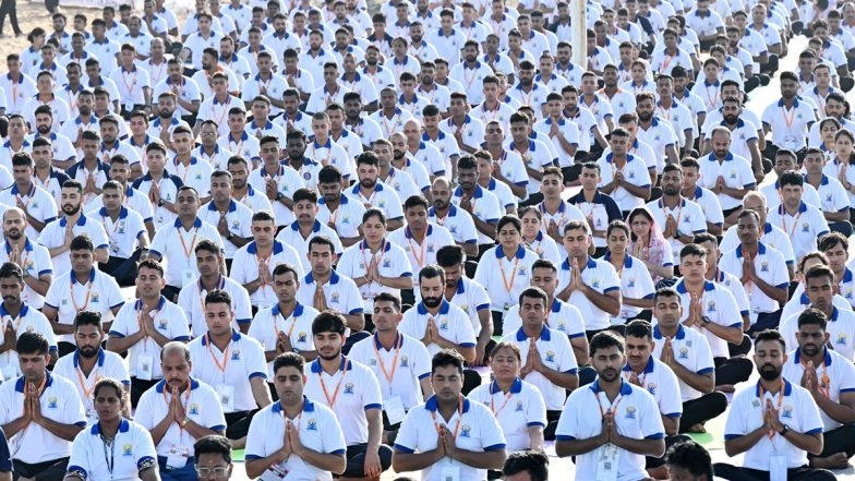 PM Modi Hails People of Andhra Pradesh for State's Guinness Record for Yoga Event