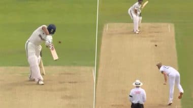 Yashasvi Jaiswal Wicket Video: Watch England Captain Ben Stokes Ripper Delivery Remove Indian Opener During IND vs ENG 1st Test 2025