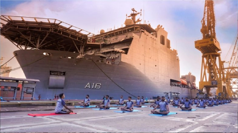 Indian Navy Personnel To Perform Yoga on Warships at Sea