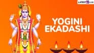 Yogini Ekadashi 2025 Wishes: Send Messages, Greetings, Lord Vishnu HD Images and Wallpapers To Celebrate the Significant Ekadashi Vrat
