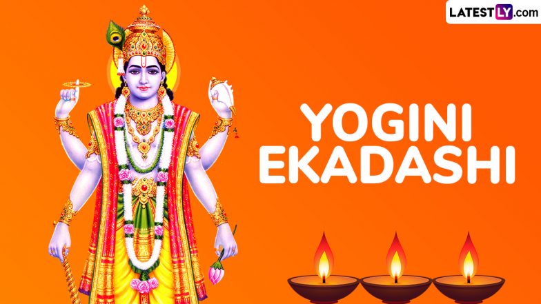 Happy Yogini Ekadashi Vrat 2025 Greetings and Messages To Worship Lord Vishnu 