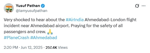 His full tweet reads: 